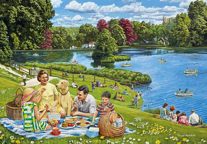 Gibsons - Day out with the Family - 4 x 500 Piece Jigsaw Puzzle