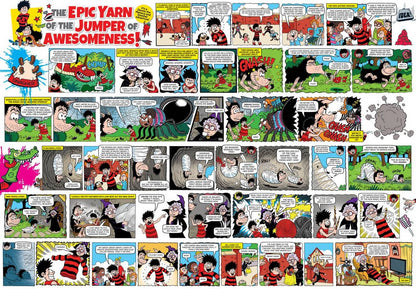 Gibsons - 75 Years of Dennis the Menace - 2 x 500 Piece Jigsaw Puzzle
