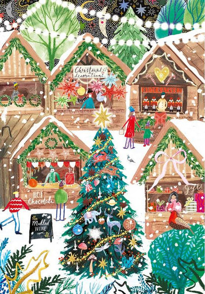 Gibsons - Christmas in London - 3 x 500 Piece Jigsaw Puzzle