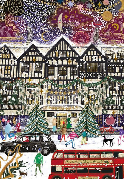 Gibsons - Christmas in London - 3 x 500 Piece Jigsaw Puzzle
