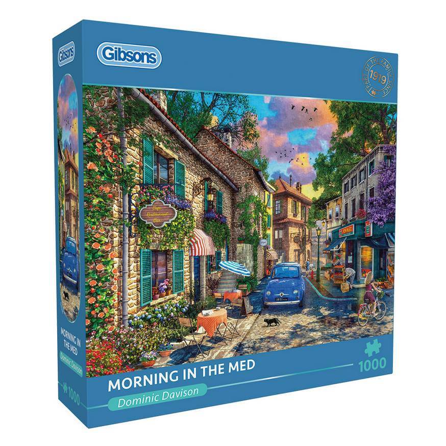 Gibsons - Morning in the Med - 1000 Piece Jigsaw Puzzle