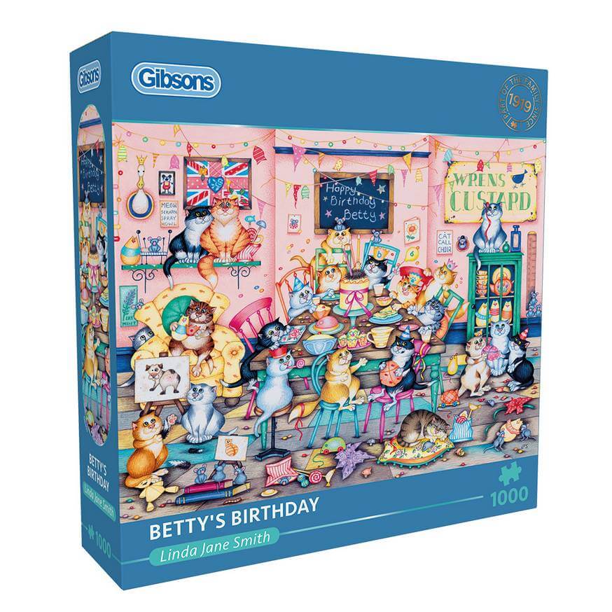 Gibsons - Betty's Birthday - 1000 Piece Jigsaw Puzzle