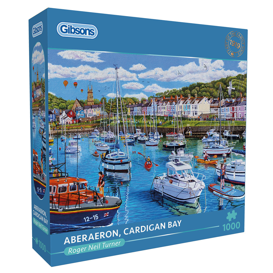 Gibsons - Aberaeron Cardigan Bay - 1000 Piece Jigsaw Puzzle