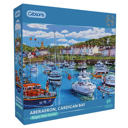 Gibsons - Aberaeron Cardigan Bay - 1000 Piece Jigsaw Puzzle