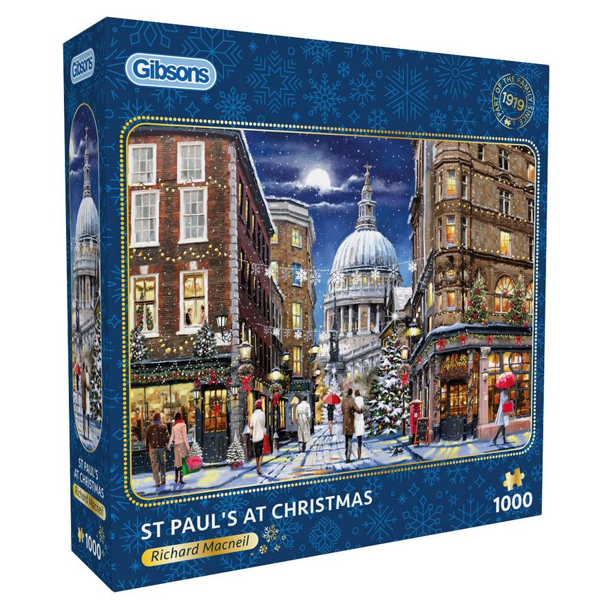 Gibsons - St Pauls at Christmas - 1000 Piece Jigsaw Puzzle