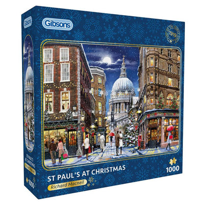 Gibsons - St Pauls at Christmas - 1000 Piece Jigsaw Puzzle