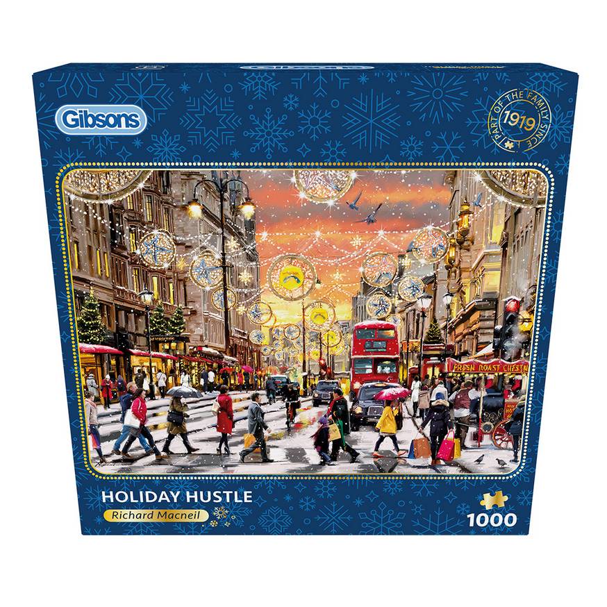 Gibsons - Holiday Hustle - 1000 Piece Jigsaw Puzzle