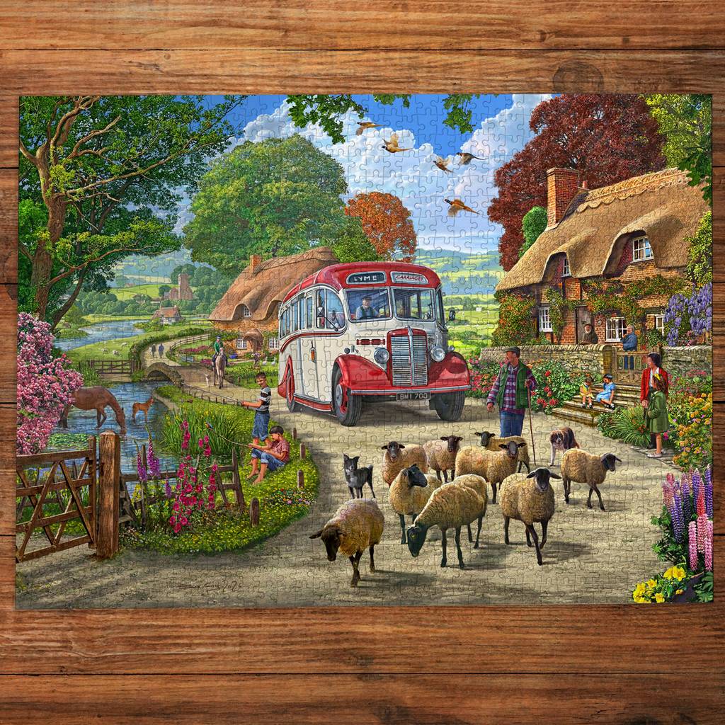 Gibsons - Touring the Countryside - 1000 Piece Jigsaw Puzzle