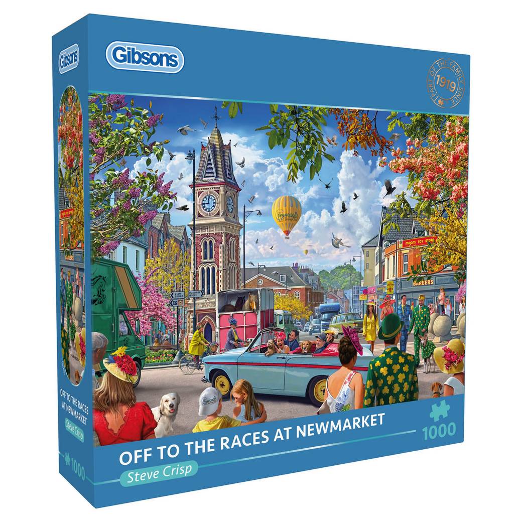 Gibsons - Off to the Races at Newmarket - 1000 Piece Jigsaw Puzzle