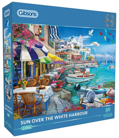 Gibsons - Sun Over the White Harbour - 1000 Piece Jigsaw Puzzle