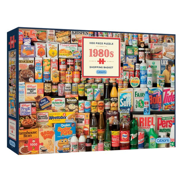 Gibsons - 1980'S Shopping Basket - 1000 Piece Jigsaw Puzzle