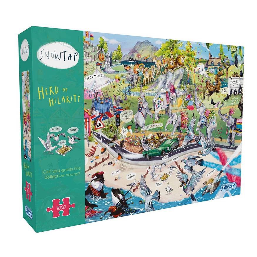 Gibsons - Herd of Hilarity - 1000 Piece Jigsaw Puzzle