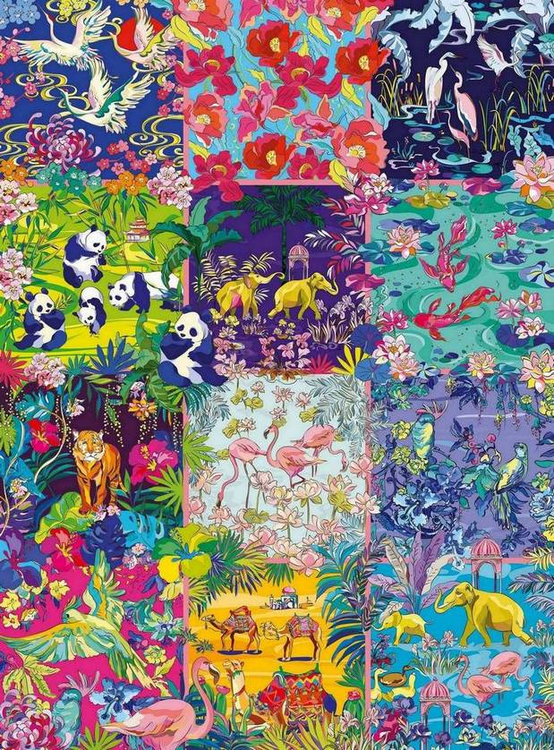 Gibsons - House of Turnowsky - Natures Carnival - 1000 Piece Jigsaw Puzzle