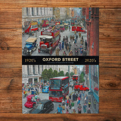 Gibsons - Oxford Street Through the Decades - 1000 Piece Jigsaw Puzzle