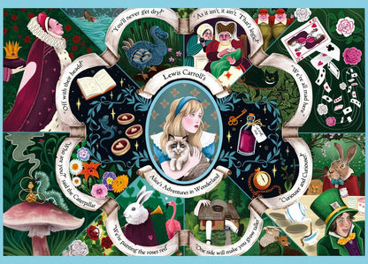 Gibsons - Alices Adventures in Wonderland - 1000 Piece Jigsaw Puzzle