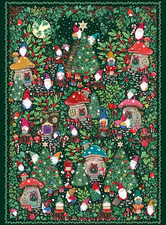 Gibsons - The Art File Christmas Village - 1000 Piece Jigsaw Puzzle