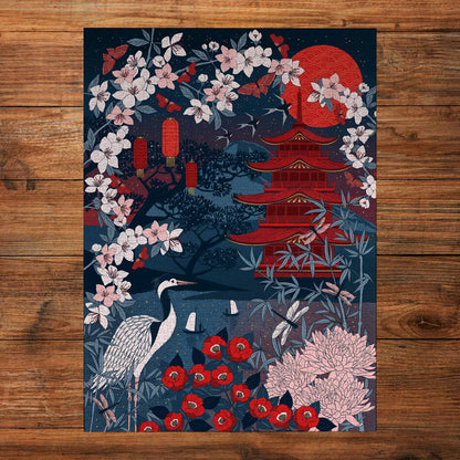 Gibsons - The Art File Sakura Heights - 1000 Piece Jigsaw Puzzle