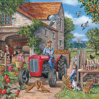 House of Puzzles - Cider & Rosie - 150 Piece Mini Jigsaw Puzzle in a Tube