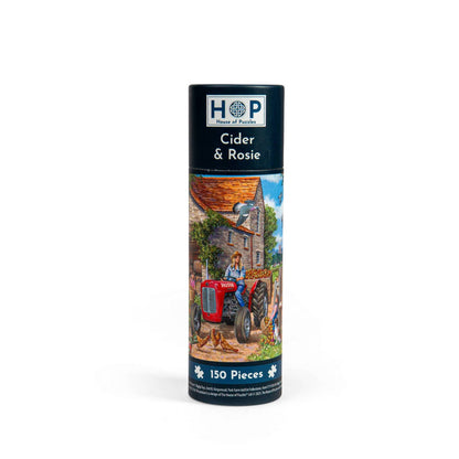 House of Puzzles - Cider & Rosie - 150 Piece Mini Jigsaw Puzzle in a Tube