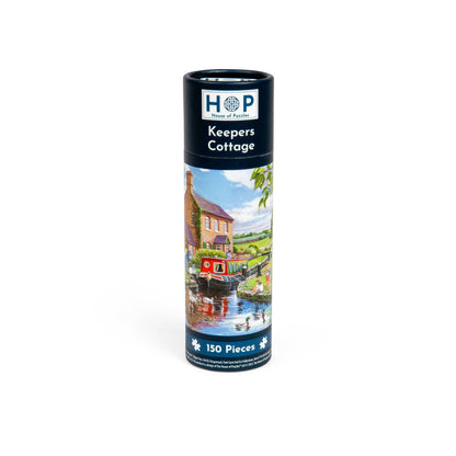 House of Puzzles - Keepers Cottage - 150 Piece Mini Jigsaw Puzzle in a Tube