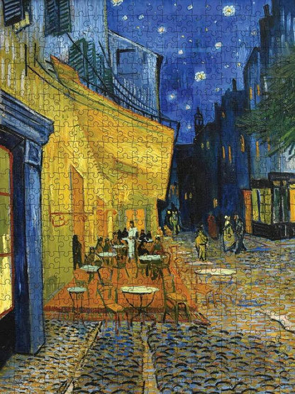 Pomegranate - Van Gogh - Terrace of Cafe at Night - 500 Piece Jigsaw Puzzle