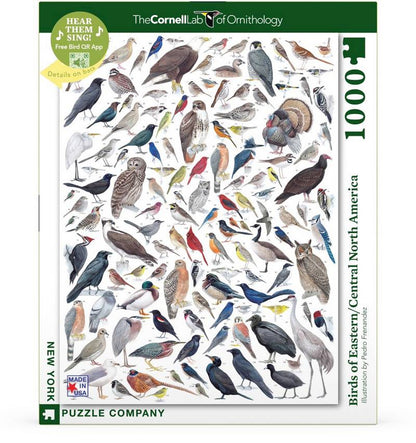 New York Puzzle Company - Birds of Eastern & Central North America - 1000 Piece Jigsaw Puzzle
