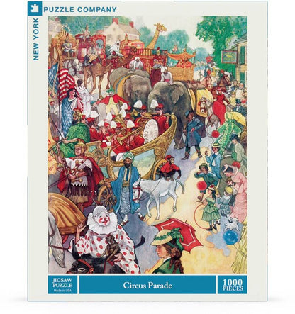 New York Puzzle Company - Circus Parade - 1000 Piece Jigsaw Puzzle