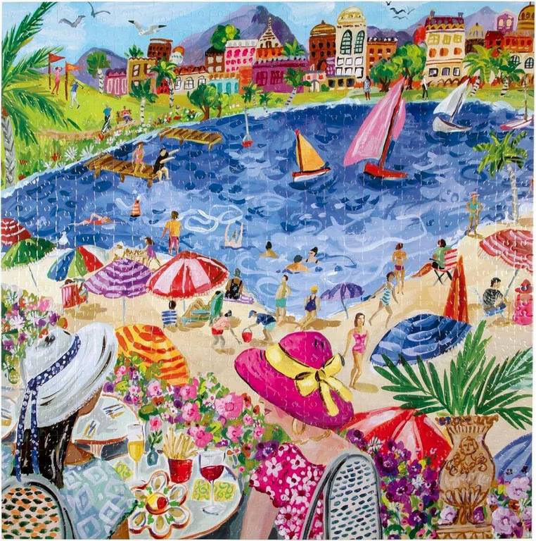 Eeboo - Lunch by the Sea - 1000 Piece Jigsaw Puzzle