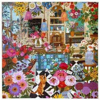 Eeboo - English Flower Shop - 1000 Piece Jigsaw Puzzle