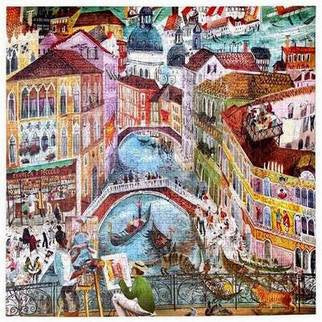 Eeboo - Artists in Venice - 1000 Piece Jigsaw Puzzle