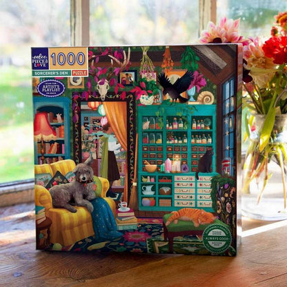 Eeboo - Sorcerers Den - 1000 Piece Jigsaw Puzzle