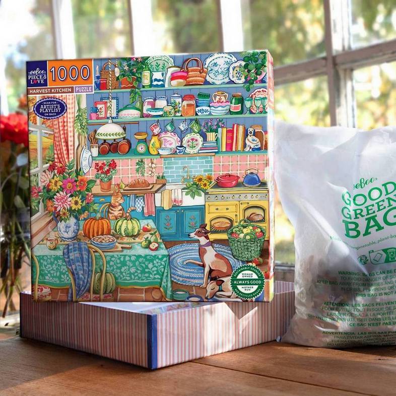 Eeboo - Harvest Kitchen - 1000 Piece Jigsaw Puzzle