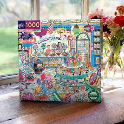 Eeboo - Sweet Shoppe - 1000 Piece Jigsaw Puzzle