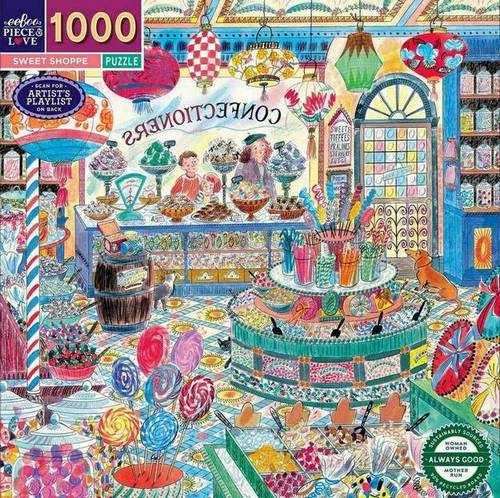 Eeboo - Sweet Shoppe - 1000 Piece Jigsaw Puzzle