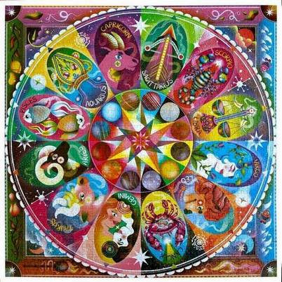 Eeboo - Horoscopes - 1000 Piece Jigsaw Puzzle