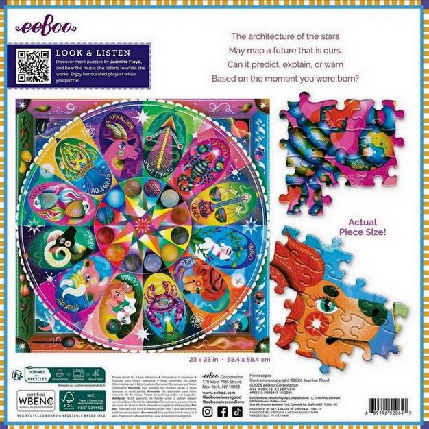 Eeboo - Horoscopes - 1000 Piece Jigsaw Puzzle
