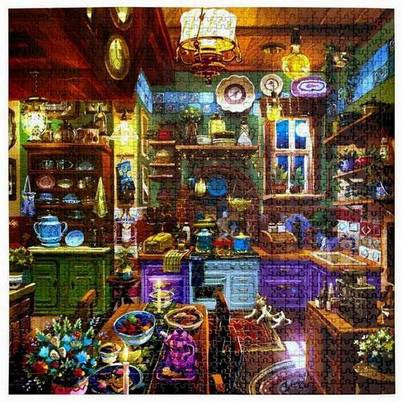 Eeboo - Midnight Kitchen - 1000 Piece Jigsaw Puzzle