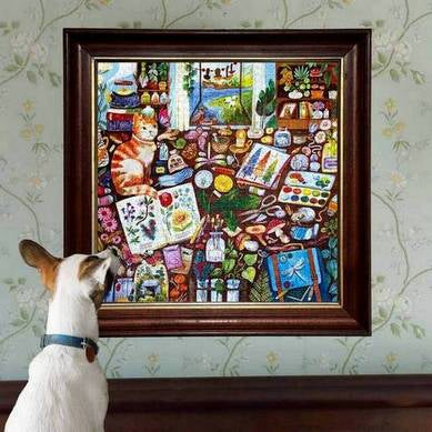 Eeboo - Naturalists Cat - 1000 Piece Jigsaw Puzzle