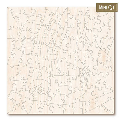 Victory Puzzles - Shooting The Breeze - 84 Piece Wooden Jigsaw Puzzle