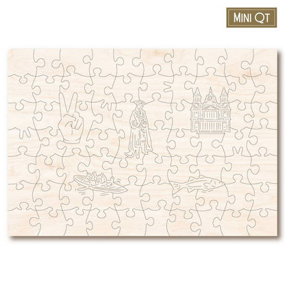 Victory Puzzles - The River Thames With St Pauls - 72 Piece Wooden Jigsaw Puzzle