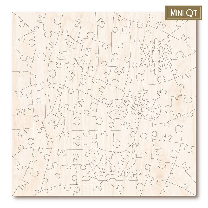 Victory Puzzles - Uphill Ride - 85 Piece Wooden Jigsaw Puzzle