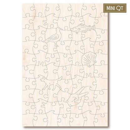 Victory Puzzles - Vintage Poster - Bournemouth - 73 Piece Wooden Jigsaw Puzzle