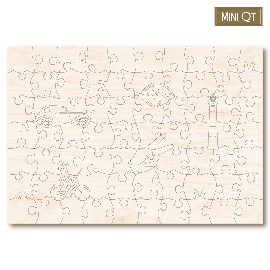 Victory Puzzles - Vintage Poster - Eastbourne - 72 Piece Wooden Jigsaw Puzzle