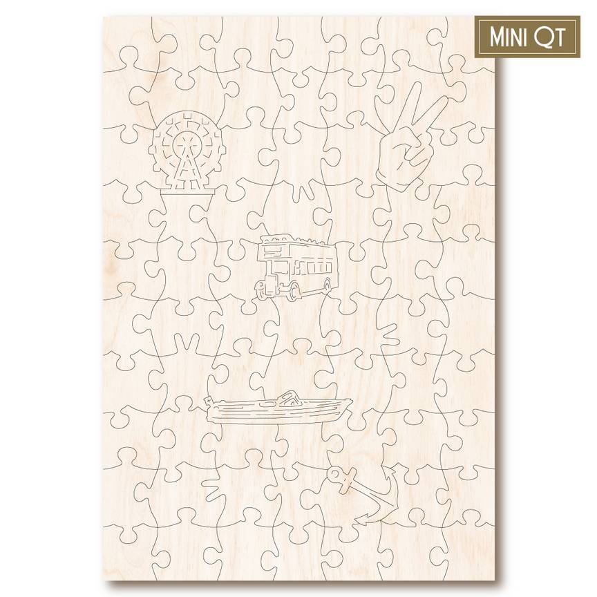 Victory Puzzles - Vintage Poster - Torquay - 72 Piece Wooden Jigsaw Puzzle