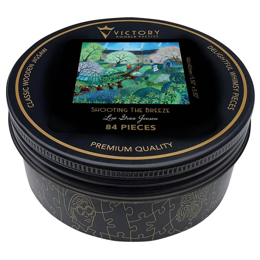 Victory Puzzles - Shooting The Breeze - 84 Piece Wooden Jigsaw Puzzle