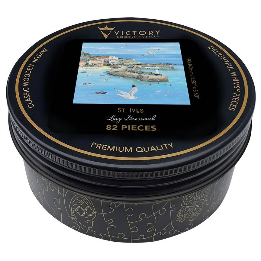 Victory Puzzles - St Ives - 82 Piece Wooden Jigsaw Puzzle