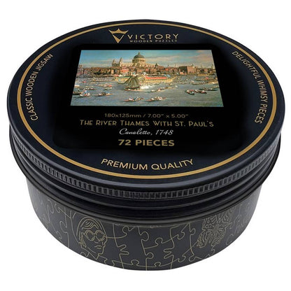Victory Puzzles - The River Thames With St Pauls - 72 Piece Wooden Jigsaw Puzzle
