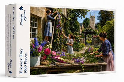 Heritage Jigsaws - Flower Day - 1000 Piece Jigsaw Puzzle