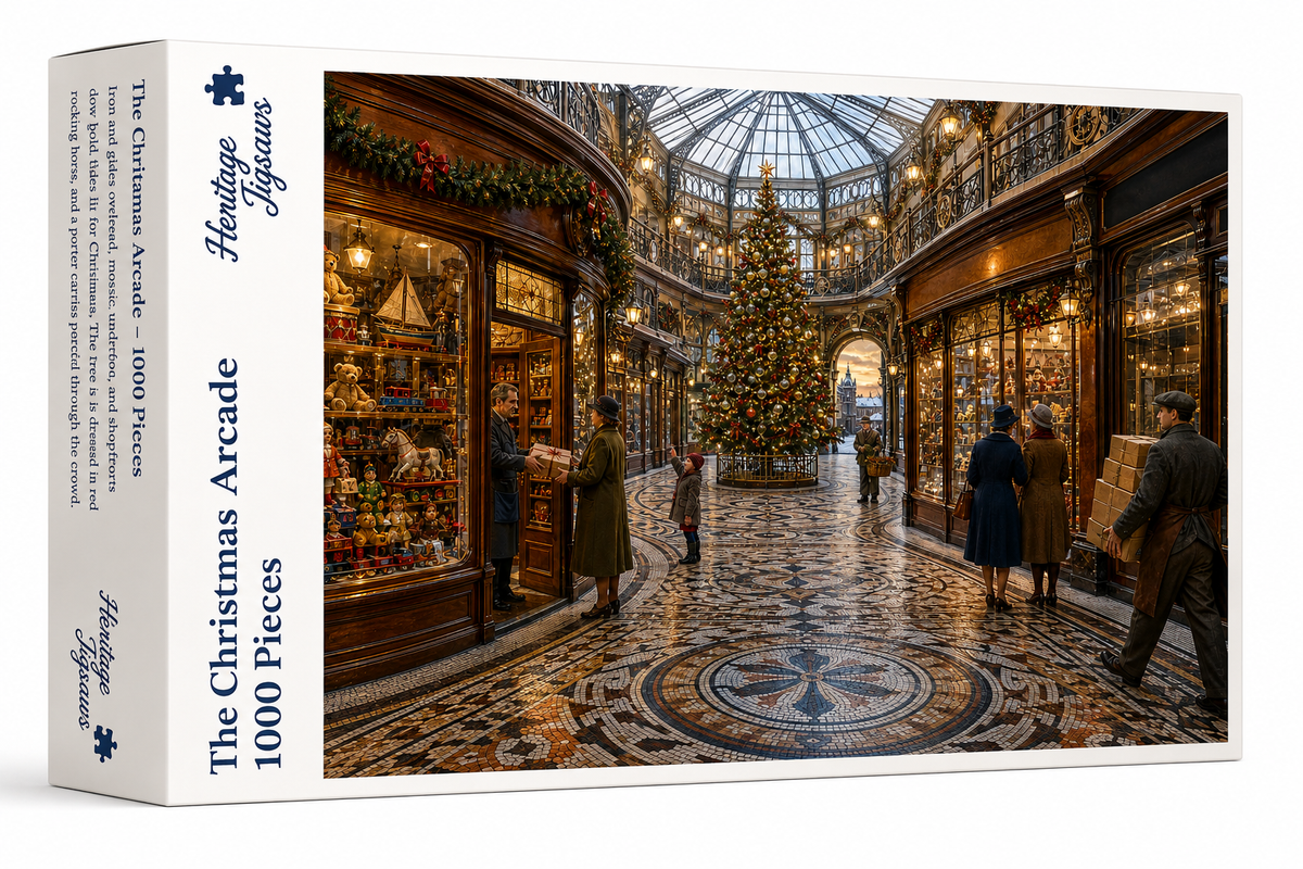 Heritage Jigsaws - The Christmas Arcade - 1000 Piece Jigsaw Puzzle