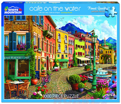White Mountain - Cafe on The Water - 1000 Piece Puzzle